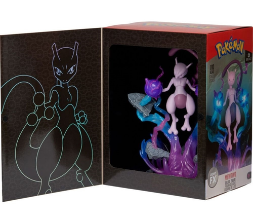 בובת אספנות גדולה ומוארת של פוקימון - MEWTWO מיוטו 3