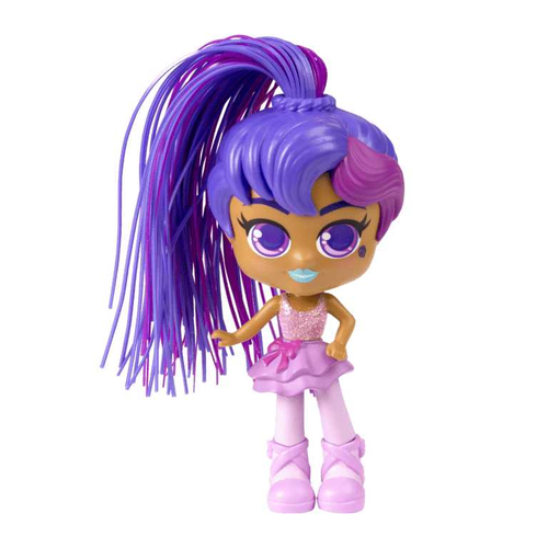 בובת רקדנית בלרינה מדליקה מסדרת Curli Girls עם שיער שכיף לעצב כולל אביזרים - היילי 3
