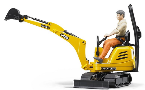 דחפור מיקרו JCB 8010 CTS + דמות מפעיל 2