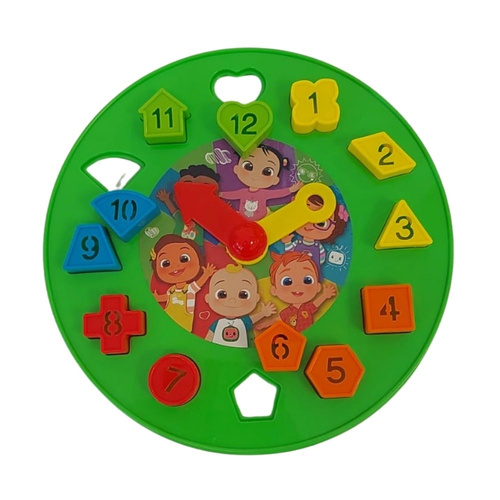שעון התאם צורה קוקומלון ללימוד צורות ומספרים לפעוטות מגילאי 3 ומעלה 1