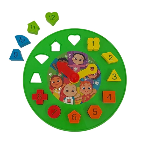 שעון התאם צורה קוקומלון ללימוד צורות ומספרים לפעוטות מגילאי 3 ומעלה 2