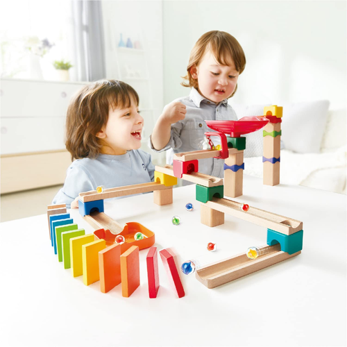 משחק גולות במדרון מעץ 50 חלקים - קיט מתחילים 3