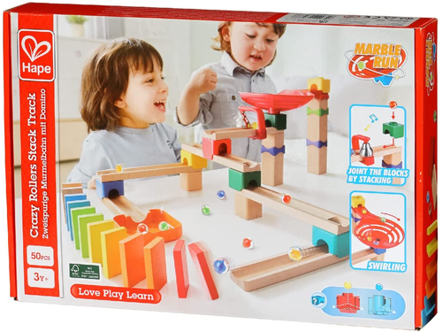 משחק גולות במדרון מעץ 50 חלקים - קיט מתחילים 7