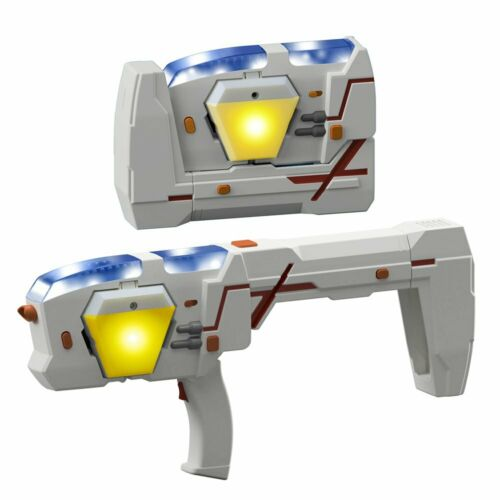 ערכת קרב לייזר טאג LASER X לשני שחקנים עם שני רובי לייזר שמתקפלים למטרת פגיעה 3