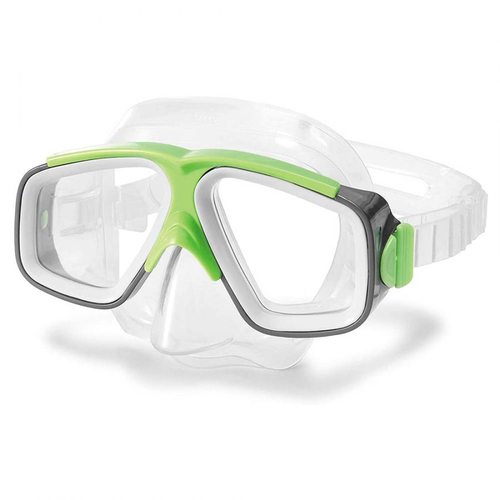 משקפת צלילה לילדים Surf Rider לגיל 8+ מגומי היפואלרגני עם עדשות פוליקרבונט קשיח - ירוק 1