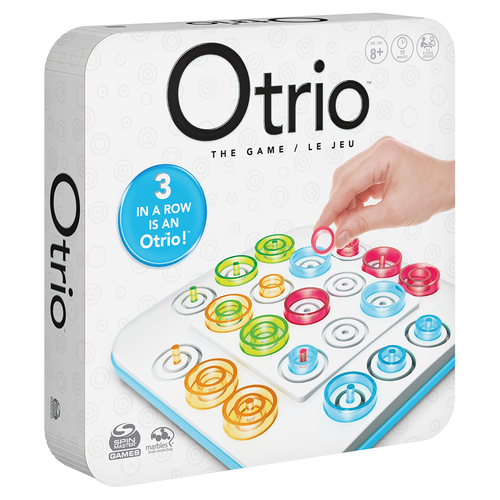 משחק קופסה 3 בשורה אוטריו OTRIO עם שלוש דרכים לנצח 2-4 משתתפים  1