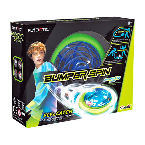 סביבון חשמלי סילברליט Bumper Spin עם אורות נדלקים  2