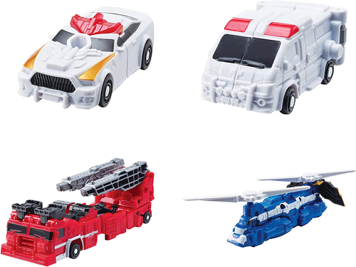 טובוט MINI GIANT JUSTICE מיני ג'איינט ג'סטיס - רובוט לוחם TOBOT שמשנה צורה ל-4 כלי רכב חירום! 4