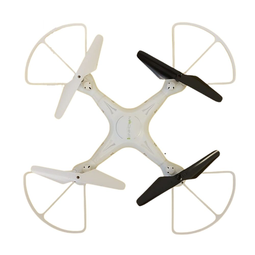 רחפן נטען DRONE FIVE עם מצלמת WIFI, שלט רחוק ואורות LED צבעוניים - לבן 1