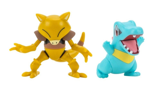 זוג דמויות פעולה של פוקימון - TOTODILE + ABRA 1