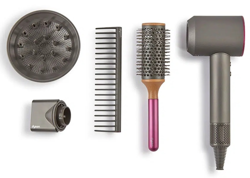מייבש שיער חשמלי דמוי דייסון סופרסוניק dyson supersonic (מוציא אוויר) + אביזרי משחק 1
