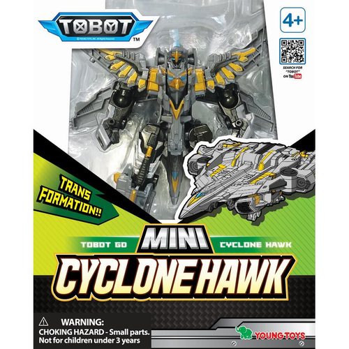 מיני טובוט CYCLONEHAWK - רובוט לוחם TOBOT שמשתנה למטוס חמקן 4