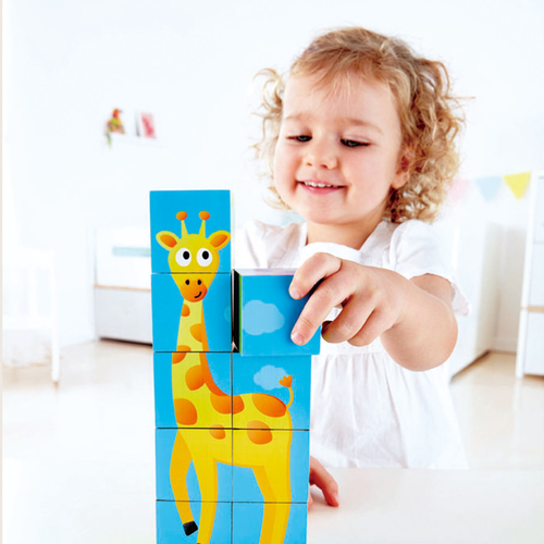 פאזל תלת מימדי מעץ - 6 חיות הג'ונגל 5