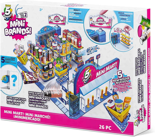 מיני סופרמרקט להרכבה עם צלילים, כולל חמישה מיני מוצרים  5