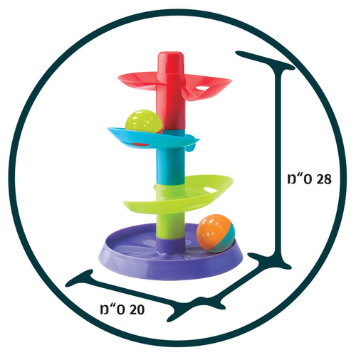 מגדל כדורים מתגלגלים 3
