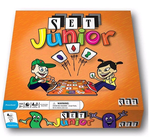 משחק קלפים SET JUNIOR לקטנטנים - משחק חשיבה מאתגר לילדים  1