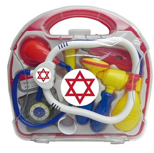 מזוודת רופא עם סטטוסקופ, מד לחץ דם ואביזרים נוספים למשחקי דמיון 2