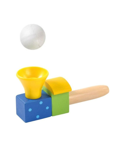 משרוקית עץ עם כדור פלסטיק (מגוון צבעים) 4