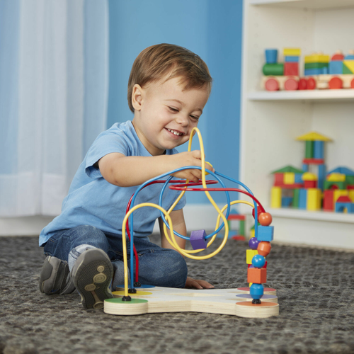 מבוך חרוזים גדול 3 מסלולים ו 18 חרוזים 3