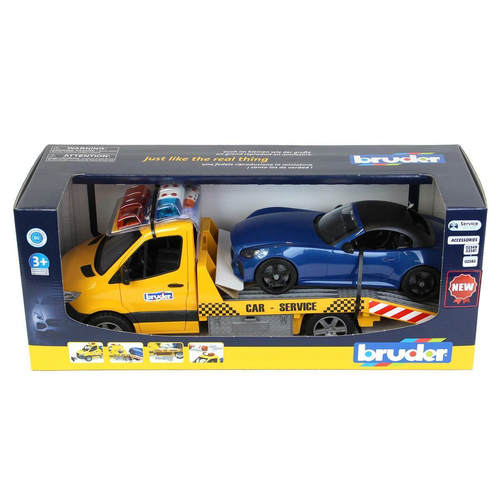 גרר ספרינטר מרצדס עם מכונית רודסטאר, אפקטים קוליים + אביזרים 4