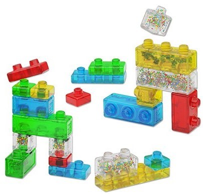 מארז 20 קוביות משחק רב חושי ג'לי צבעוניות – JELLY BLOX – JELLY BLOX מבית פלפוט