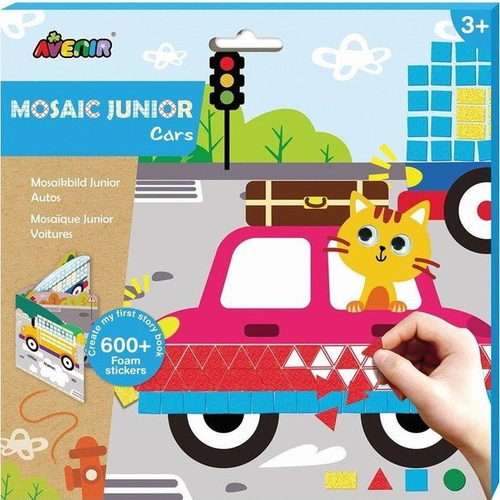 ערכת יצירה עם מדבקות סול להכנת ספר בעיצוב כלי רכב 1