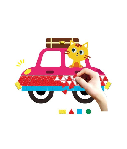 ערכת יצירה עם מדבקות סול להכנת ספר בעיצוב כלי רכב 3