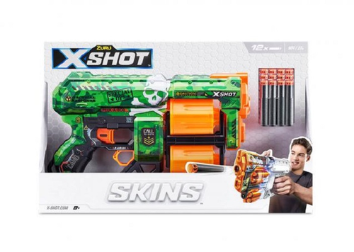 רובה ילדים אקס שוט SKINS כולל 12 חיצי ספוג למשחקי מלחמה עם חברים בחצר - SPECIAL OPS 5
