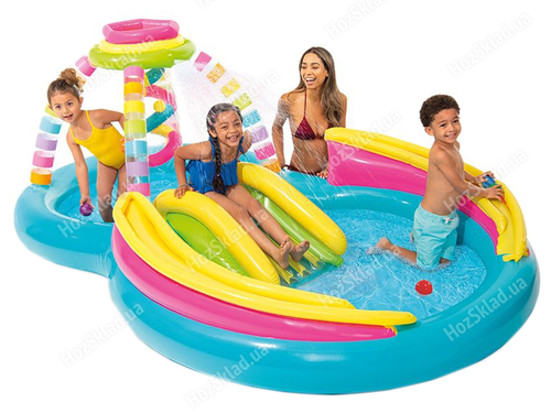 מרכז פעילות ובריכה מתנפחת לילדים - קשת 56137 2