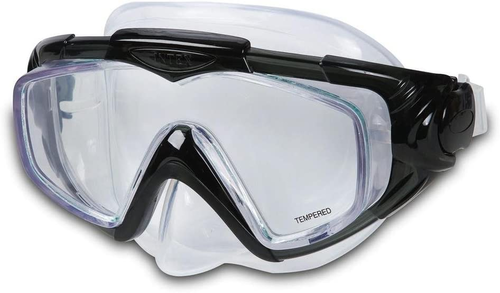 משקפת צלילה מסדרת Acqua PRO לגיל 14+ עם עדשת זכוכית מחוסמת ואטימת סיליקון + נרתיק (מגוון צבעים) 2