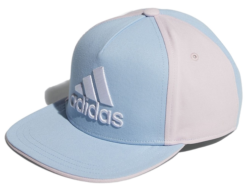 כובע עם מצחיה תכלת/ורוד רקום adidas 1