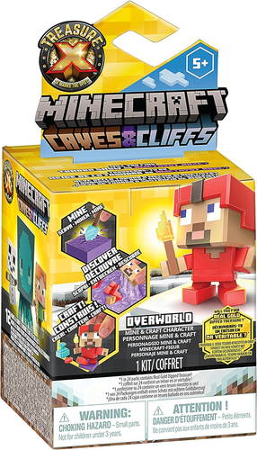 MINECRAFT - מארז משחק 10 רמות מערות וצוקי מיינקראפט TREASURE X  1