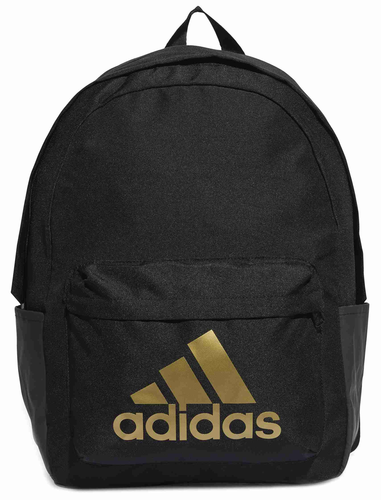 תיק גב Adidas דגם קלאסיק - שחור לוגו מוזהב 1