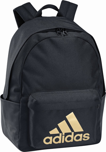 תיק גב Adidas דגם קלאסיק - שחור לוגו מוזהב 2