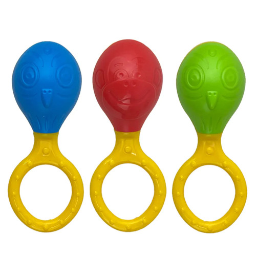 מרקיטו / רעשן עם ידית אחיזה חיות (מגוון צבעים) 2