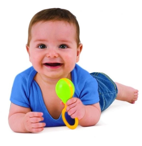 מרקיטו / רעשן עם ידית אחיזה חיות (מגוון צבעים) 3