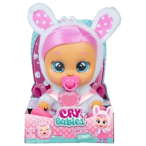 בובה אינטראקטיבית בוכה ומזילה דמעות מסדרת Cry Babies Dressy - קוני 1