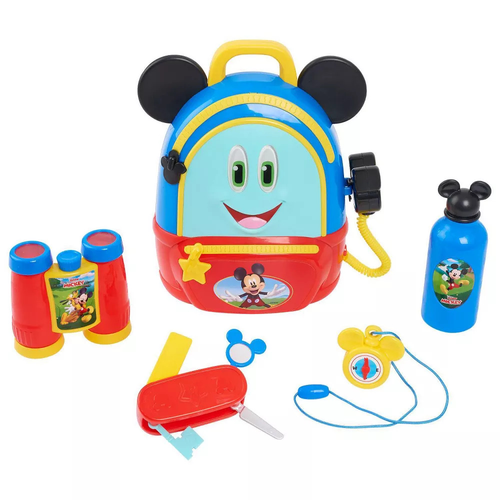 תיק ההרפתקאות של מיקי מאוס עם אורות, צלילים ו 4 אביזרי משחק 1