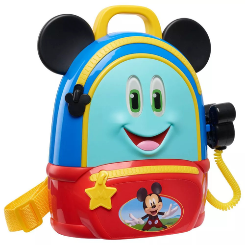 תיק ההרפתקאות של מיקי מאוס עם אורות, צלילים ו 4 אביזרי משחק 4