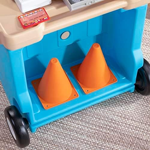 דוכן מכירות נייד Stop & Go Market עם שמשיה דגם 4135 5