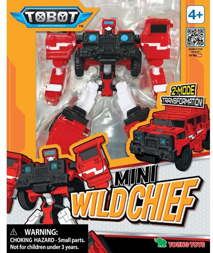 טובוט Mini Wild Chief מיני ווילד צ'יף - רובוט לוחם שמשתנה לג'יפ 3