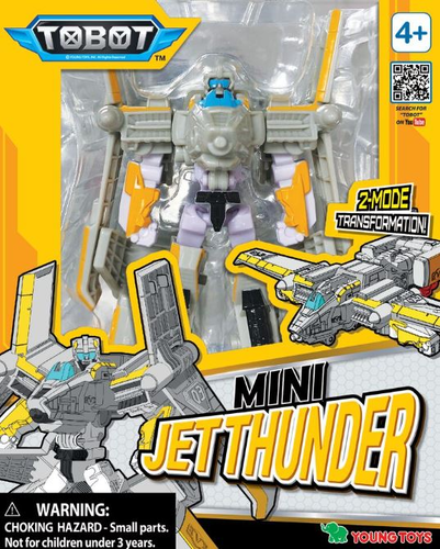 טובוט Mini Jet Thunder מיני ג'ט טאנדר - רובוט לוחם שמשתנה לחללית 4
