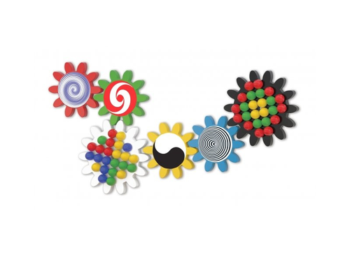 משחק 6 גלגלי שיניים משתלבים 72 חלקים 3