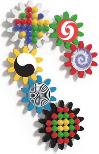 משחק 6 גלגלי שיניים משתלבים 72 חלקים 4