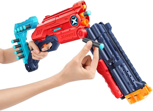 שוט גאן משחק לילדים VIGILANTE עד 27 מ' עם מתקן אחסון ו 24 חיצי ספוג 2