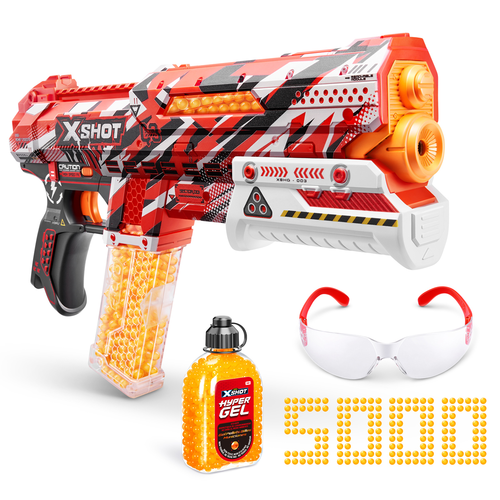 אקדח כדוריות ג'ל Hyper GEL עם 5,000 כדוריות, משקפי מגן ובקבוק למילוי מהיר 1