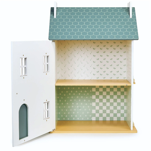 בית בובות נפתח מעץ לילדים Willow Dolls House עם 2 קומות ועליית גג 3