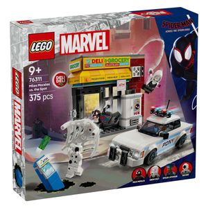 Marvel מארוול מיילס מוראלס נגד הספוט עם 4 דמויות 375 חלקים דגם 76311