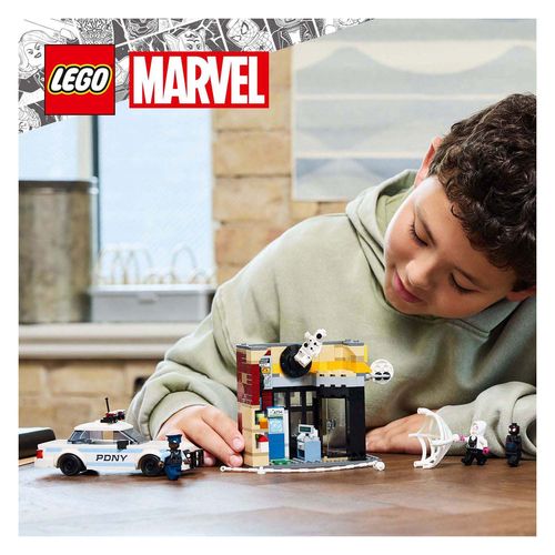 Marvel מארוול מיילס מוראלס נגד הספוט עם 4 דמויות 375 חלקים דגם 76311