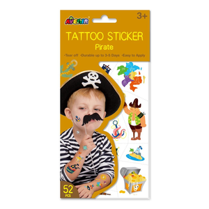 סט קעקועים מעוצבים לילדים 52 יח